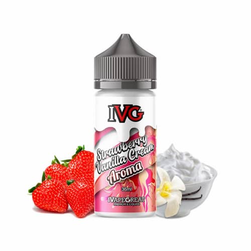 Strawberry Vanilla Cream - IVG - 36ml for 120ml